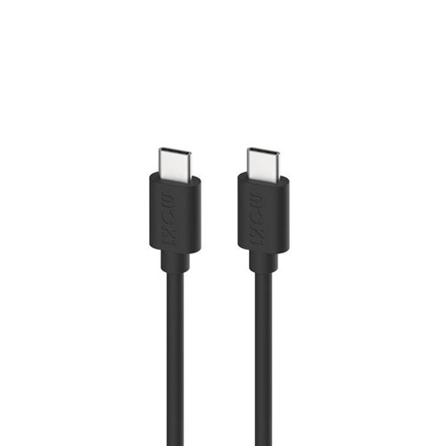 Moki USB-C to USB-C SynCharge Cable 1 Metre Jet Black